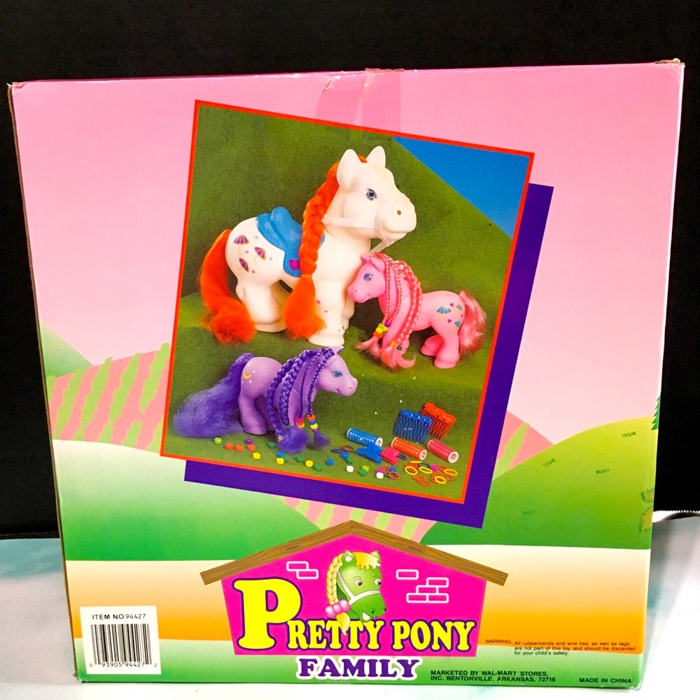 PRETTY PONY FAMILY 90s w/Accessories Giant Size - Picture 6 of 15